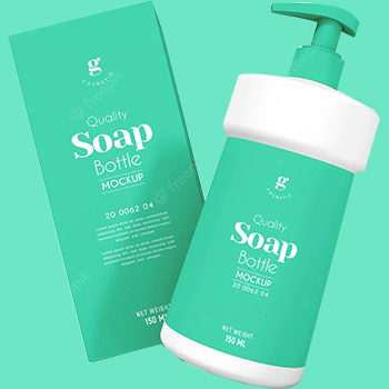 Custom-Made Liquid Soap Packaging Boxes