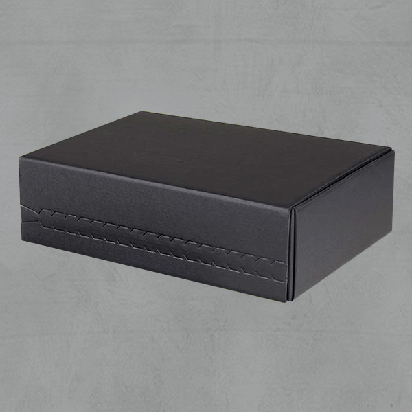 Custom Black Shipper Box