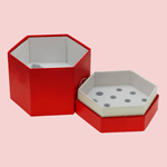 Custom Printed Hexagonal Rigid Box