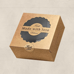 Custom Printed Kraft Bakery Box with Logo