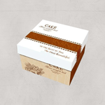Lid and Bottom Two-Piece Cake Box